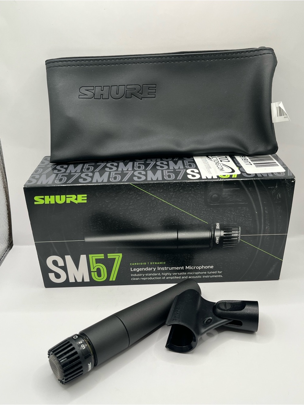 SHURE SM57-LC Cardiod Dynamic Legendary Instrument Microphone (NEW-Open Box)